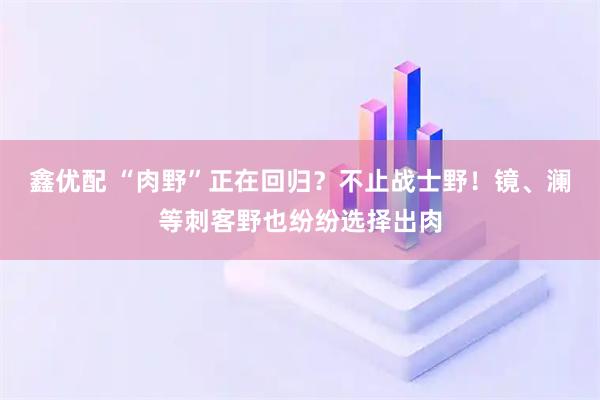 鑫优配 “肉野”正在回归？不止战士野！镜、澜等刺客野也纷纷选择出肉