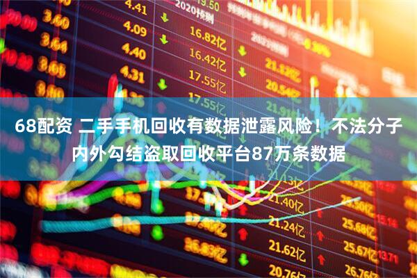 68配资 二手手机回收有数据泄露风险！不法分子内外勾结盗取回收平台87万条数据